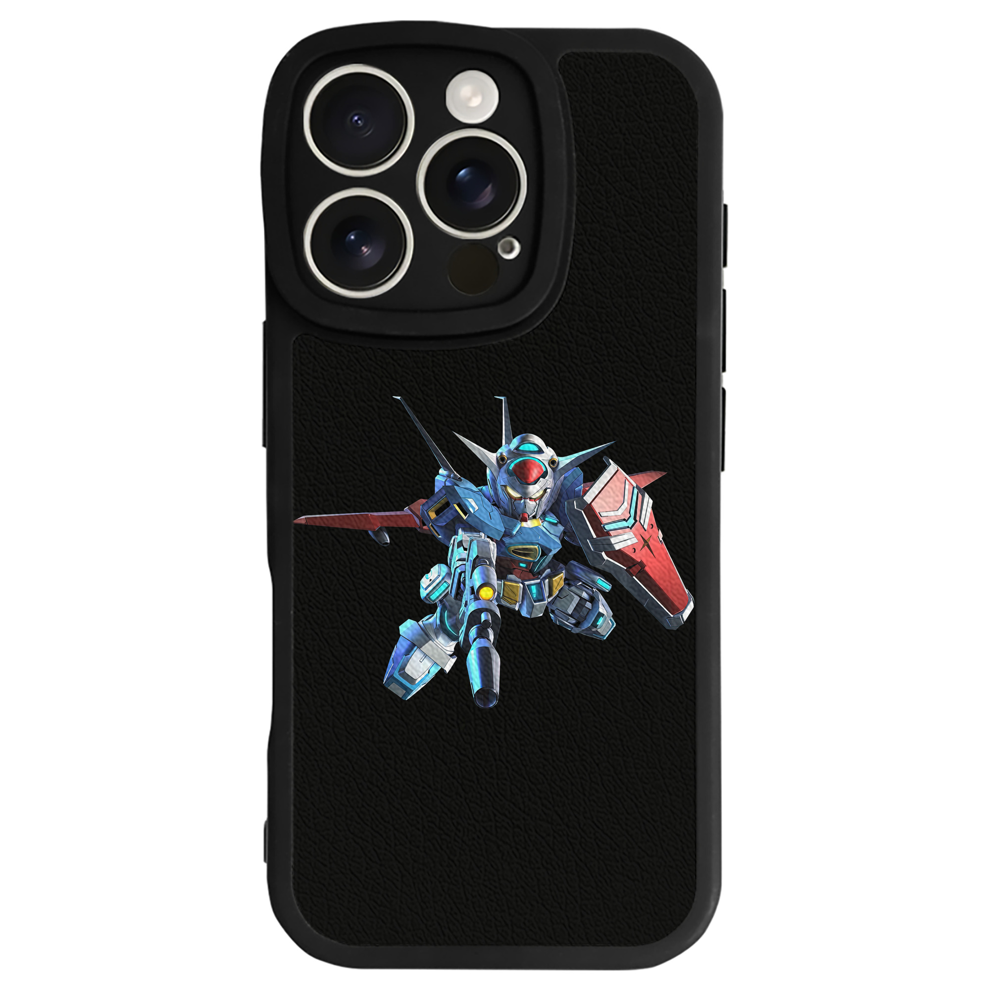 （画像用） 機動戦士ガンダム Mobile Suit Gundam 【iPhone 16シリーズ対応】シリコンスマホケース（レザー調） 材質：シリコン